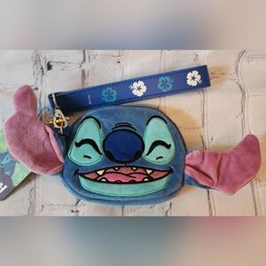 Lilo & Stitch Figural Stitch Plush Coin Purse NWT